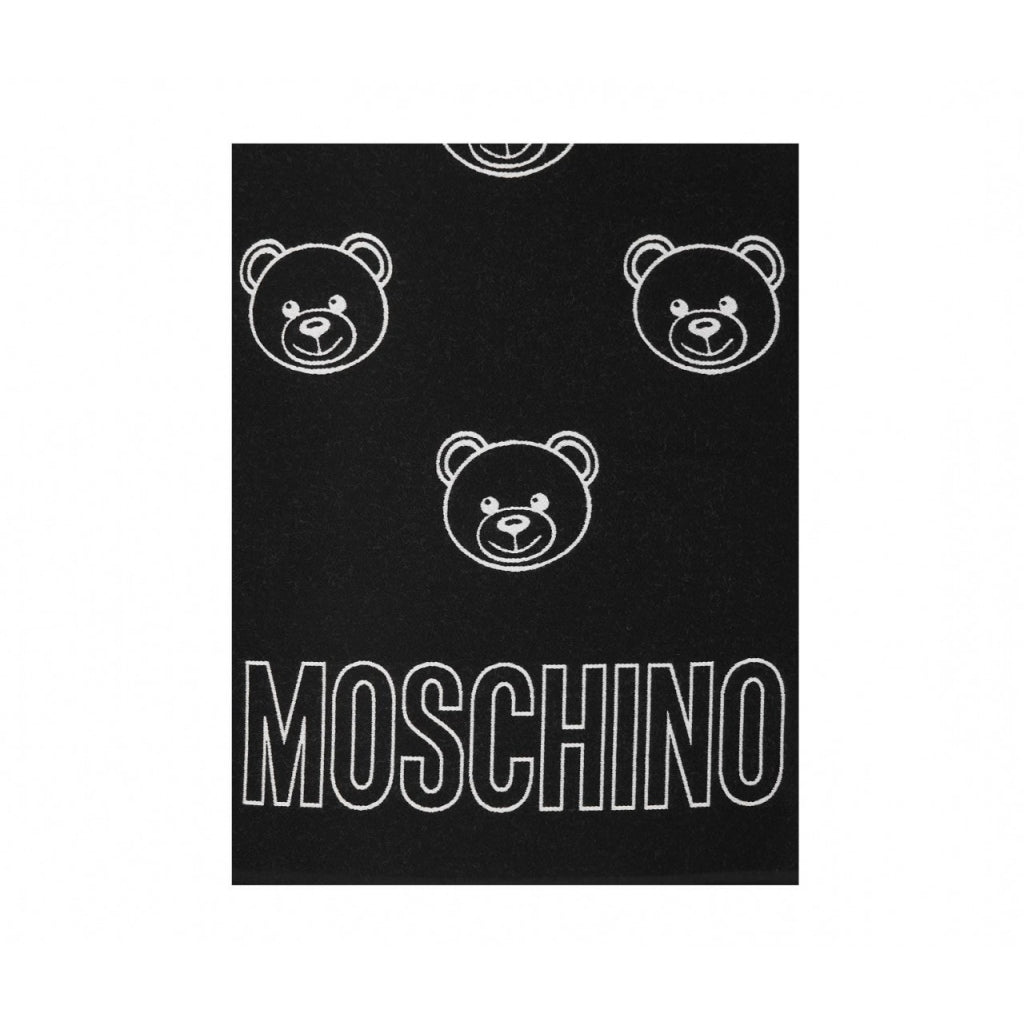 Sciarpa Moschino Art30763 M2992 Nera Teddy