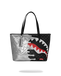 BORSA SPRAYGROUND 8930 SILVER SIDE DRIP BLACK CHECK TOTE BAG