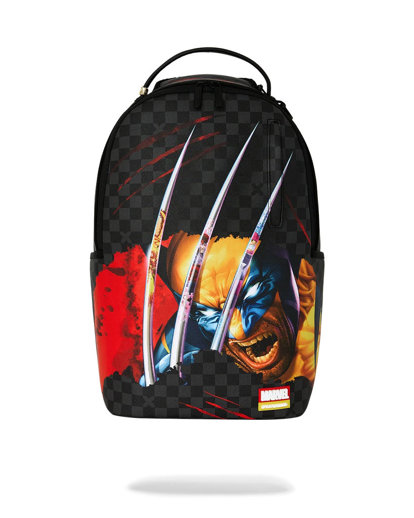 ZAINO SPRAYGROUND 8880 MARVEL WOLVERINE SHARKMOUTH TEAR UP BACKPACK