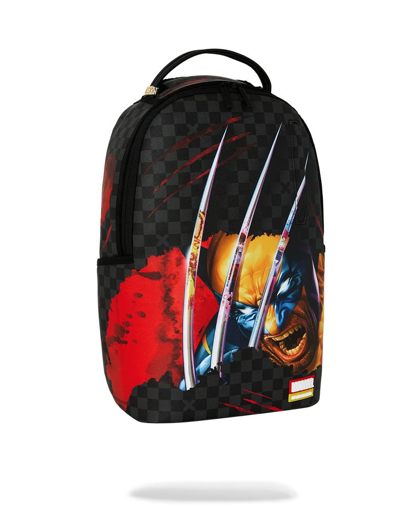 ZAINO SPRAYGROUND 8880 MARVEL WOLVERINE SHARKMOUTH TEAR UP BACKPACK