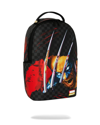 ZAINO SPRAYGROUND 8880 MARVEL WOLVERINE SHARKMOUTH TEAR UP BACKPACK