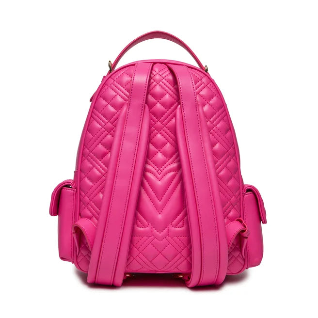 Zaino Love Moschino JC4015 matelasse quilted fuxia