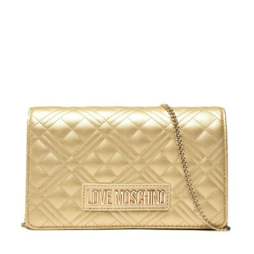 Borsa Love Moschino JC4079 Pochette  Matelasse con tracolla dorata