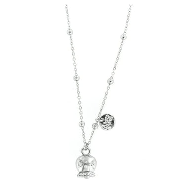 Collana Amo Capri 3511043 in metallo con campanella con scritta capri in argento