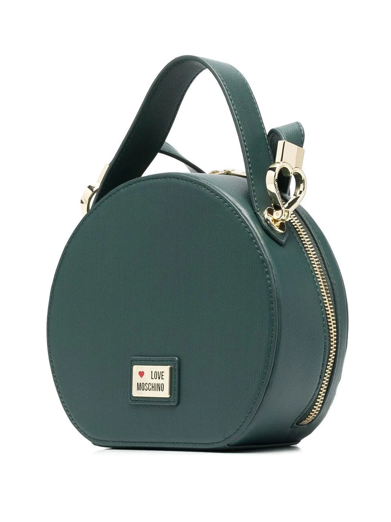 Borsa Love Moschino JC4081 Tracolla con placca logo Verde