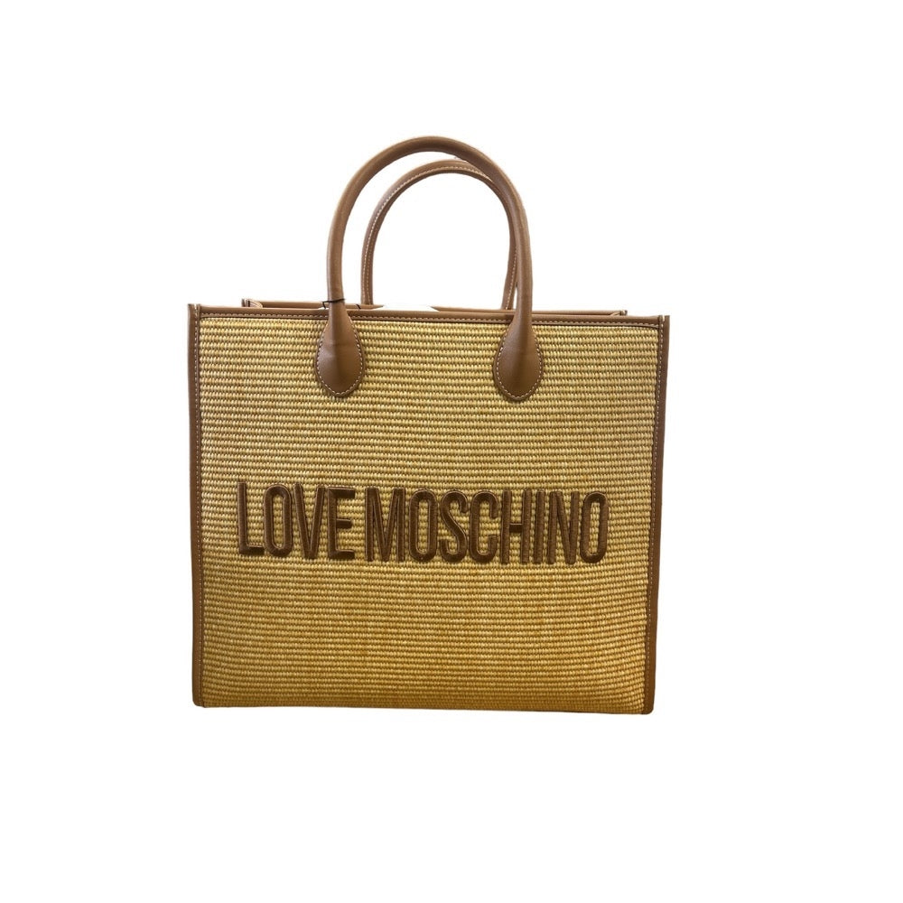 Borsa Love Moschino JC4318 Shopper Raffia Naturale