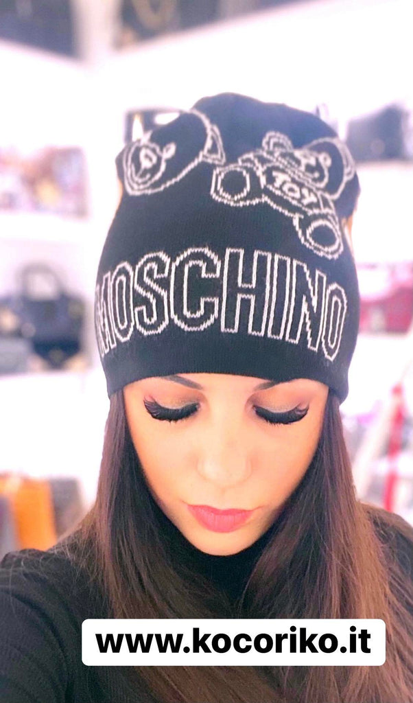 Cappello Moschino art 65242 teddy disegno e logo