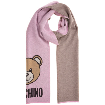 Sciarpa Moschino art 30666 lurex face teddy e logo