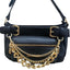 Borsa Love Moschino JC4289 a spalla catena cuori nera