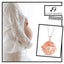 Collana Chiama Angeli Luca Barra in acciaio con quadrifoglio rosè