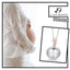 Collana Chiama Angeli Luca Barra con sfera ed angelo in acciaio e angelo rosè