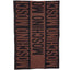 Sciarpa Moschino art 30623 fantasia logo grande