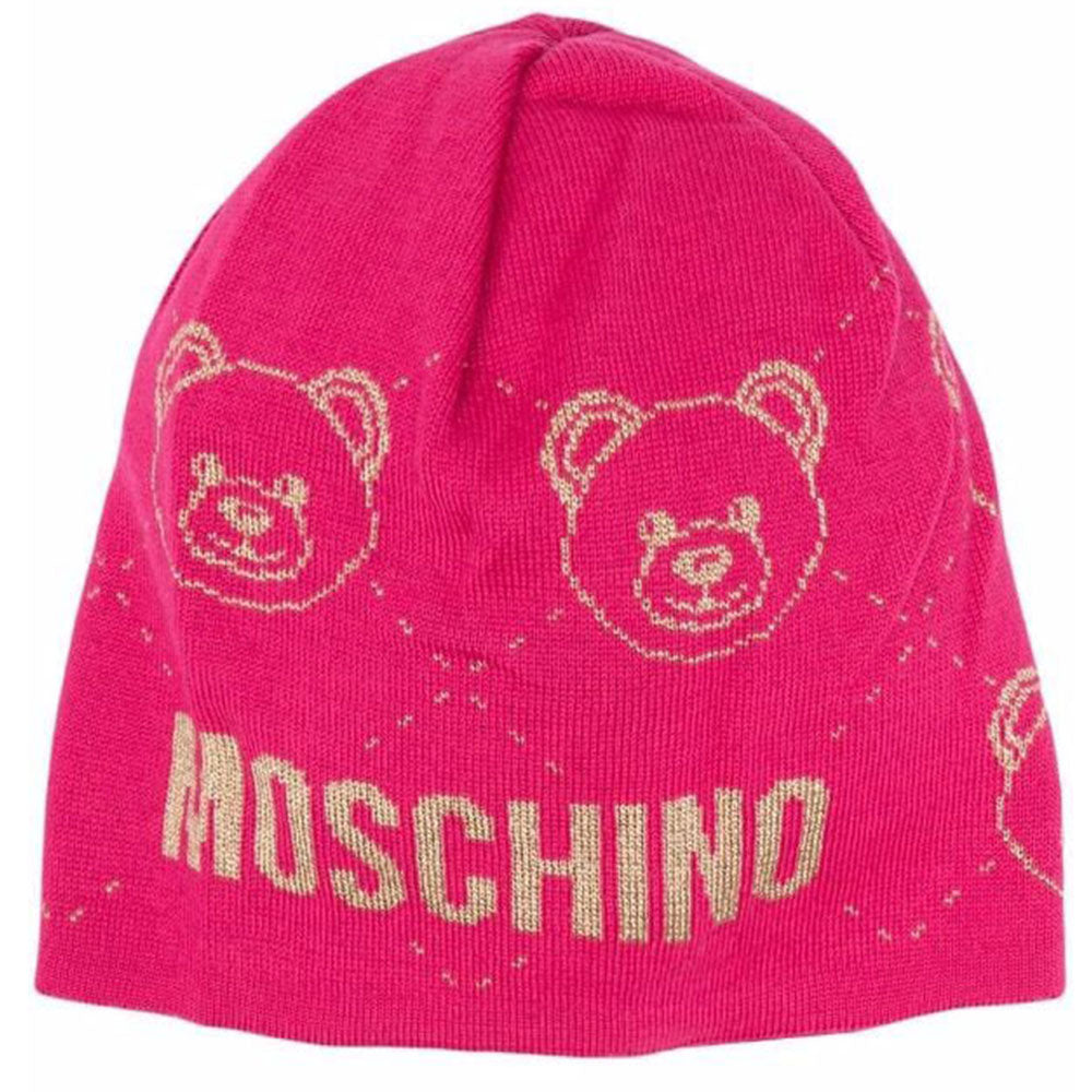 Cappello Moschino art 65225 con face teddy lurex