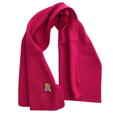Sciarpa Moschino Art.30620 con teddy piccolo lato