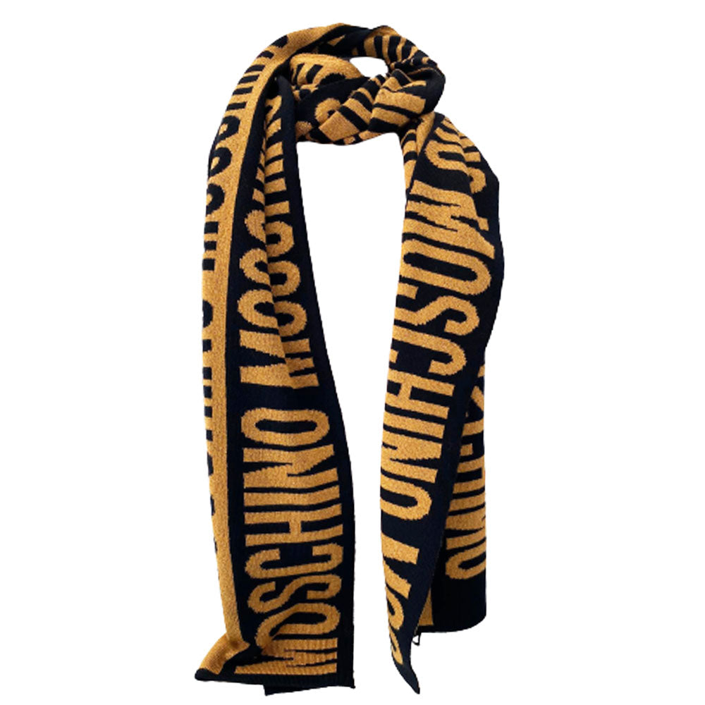Sciarpa Moschino art 30623 fantasia logo grande