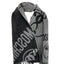 Sciarpa Moschino art 50152 con logo moschino milano e frange