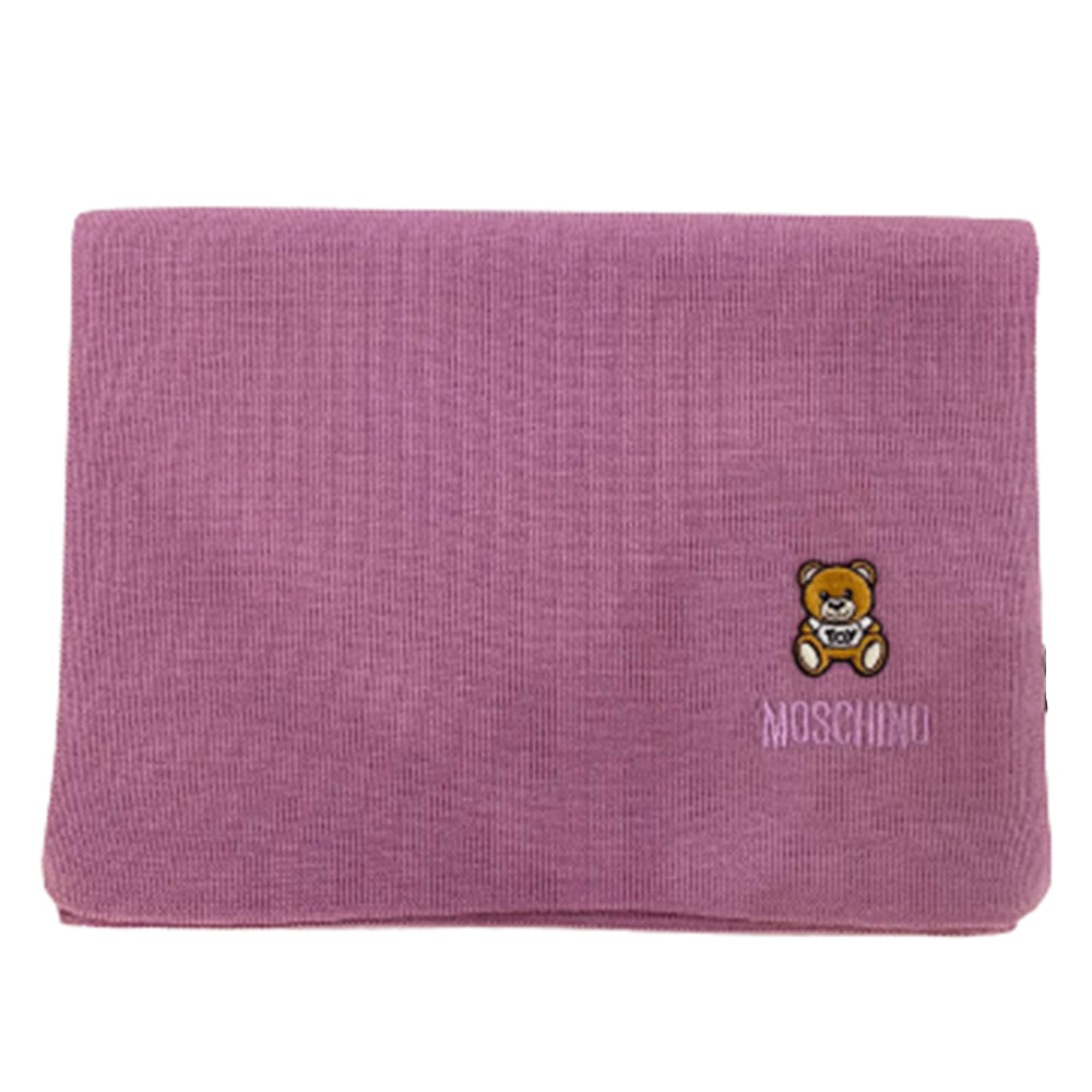 Sciarpa Moschino Art.30620 con teddy piccolo lato