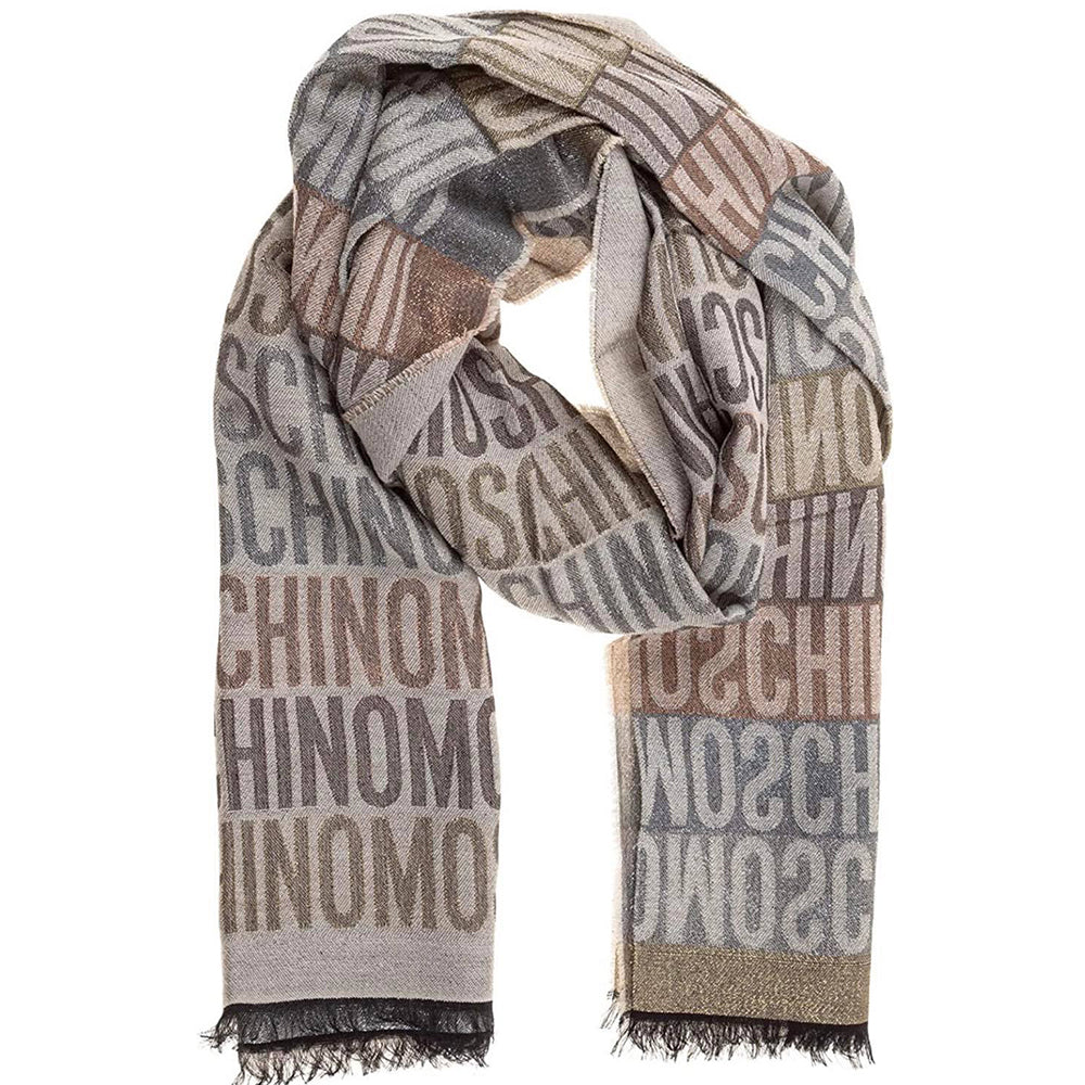 Stola Moschino logata lurex