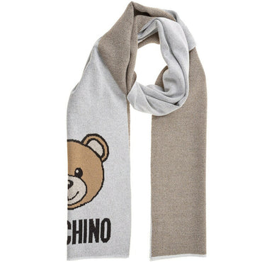 Sciarpa Moschino art 30666 lurex face teddy e logo