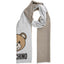 Sciarpa Moschino art 30666 lurex face teddy e logo