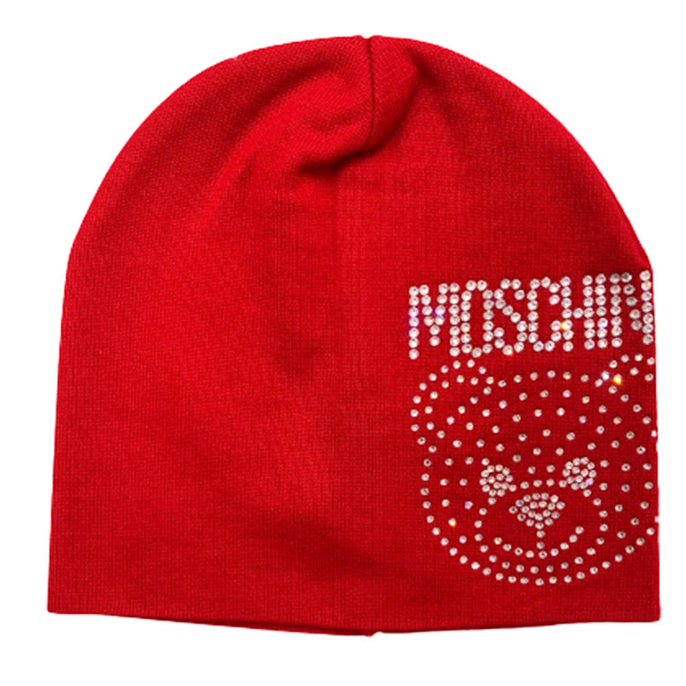 Cappello Moschino art 65331 Orsetto Teddy con strass