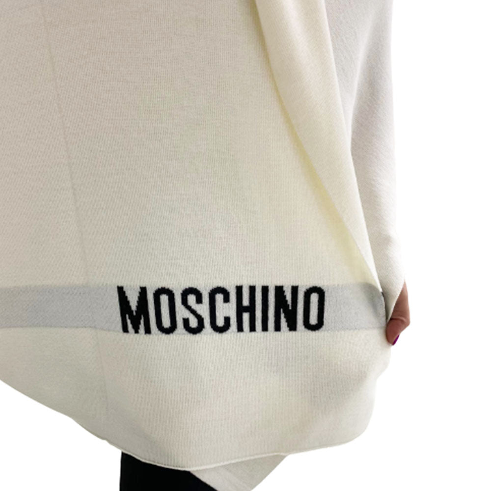 Sciarpone Moschino art 30638 striscia con logo