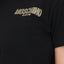 T-shirt Moschino Swim art V2A0711 nera con logo strass