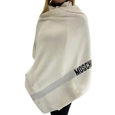Sciarpone Moschino art 30638 striscia con logo