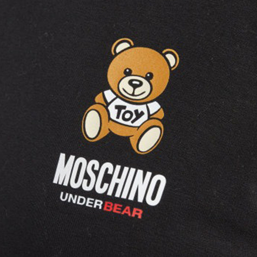 Felpa Moschino Underwear art 1728 nero con teddy con zip tg S