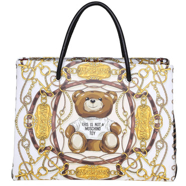 Borsa Moschino Couture art A7571 teddy beige e oro con tracolla