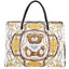 Borsa Moschino Couture art A7571 teddy beige e oro con tracolla