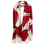 Sciarpa Moschino art 30642 bianca con fantasia cuori rossi