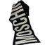 Sciarpa Moschino art 65338 nera e bianca