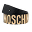 Cintura Moschino Couture art 8028 maxi nero con logo lettering
