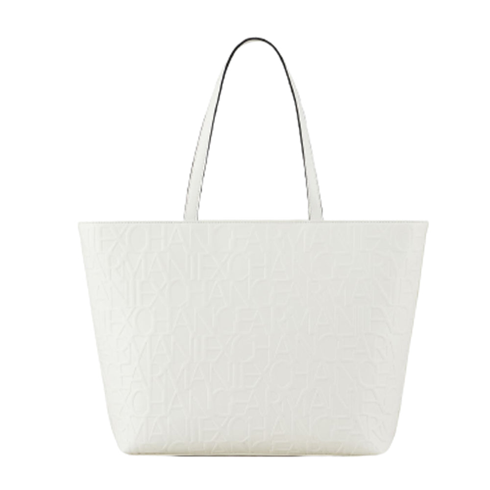 Borsa Armani Exchange art 942650 CC793 logo opaco a fuoco bianco