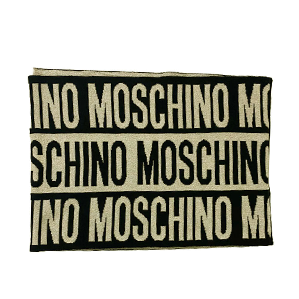 Sciarpa Moschino art 30623 fantasia logo grande