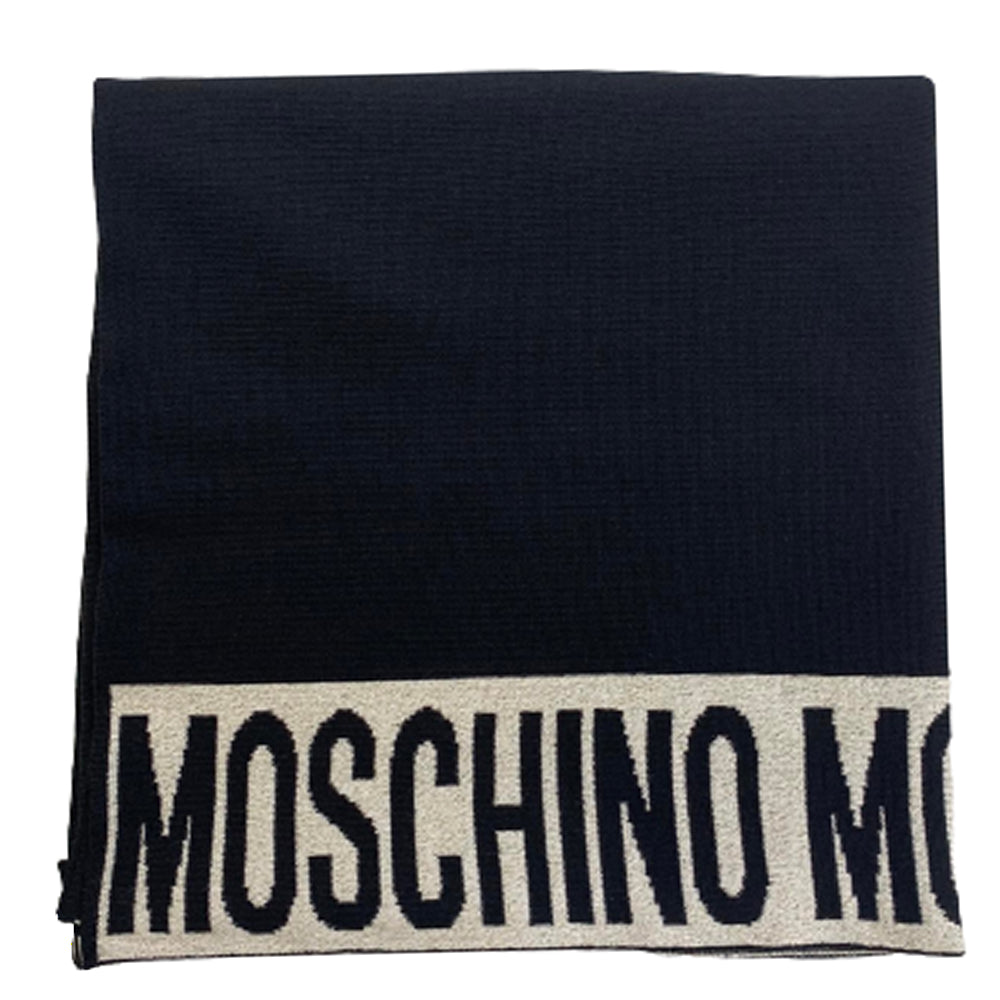 Poncho Moschino Art 30667 M2339 banda logo lurex