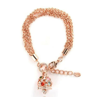 Bracciale Multifili Amo Capri 3570812 in metallo con campanella multicolor