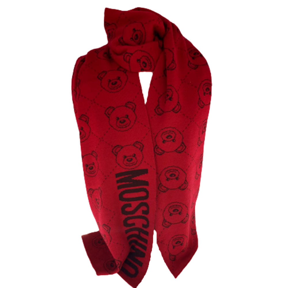 Sciarpa Moschino art 50120 con fantasia face teddy