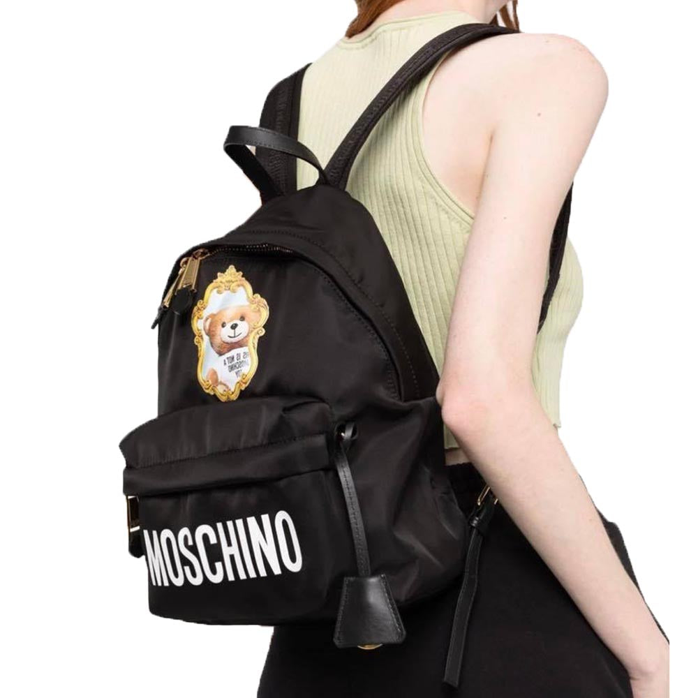 Zaino Moschino Couture art A7612 teddy bear nero