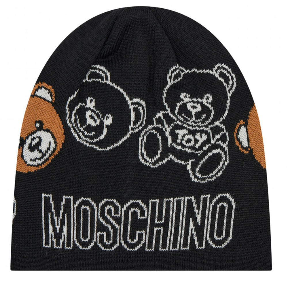 Cappello Moschino art 65242 teddy disegno e logo