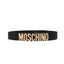 Cintura Moschino Couture art 8028 maxi nero con logo lettering