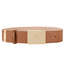 Cintura Elisabetta Franchi art CT02S16E2 alta cuoio con fibbia oro