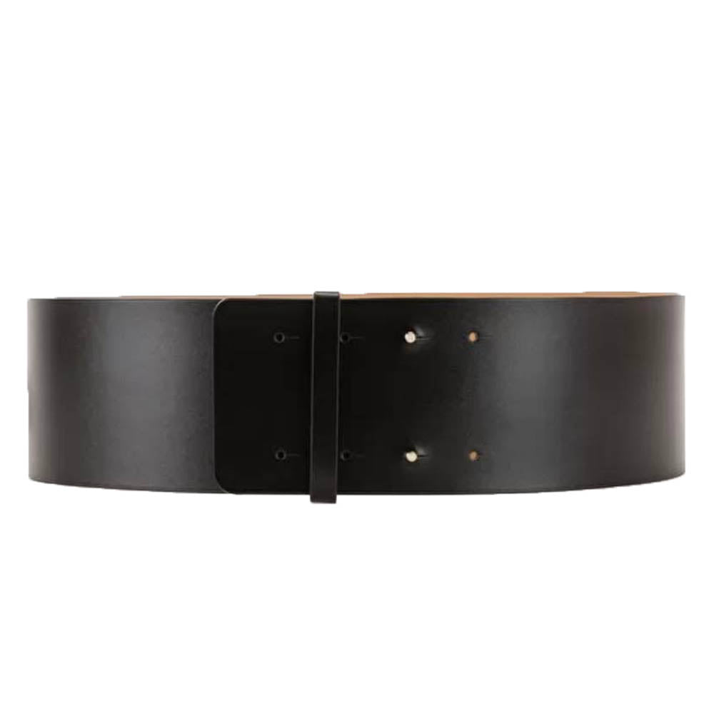 Cintura Elisabetta Franchi art CT-15S-22E2 a vita alta nero con maxi lucchetto