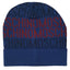 Cappello Moschino uomo art 60084 blu con fantasia logo multicolor