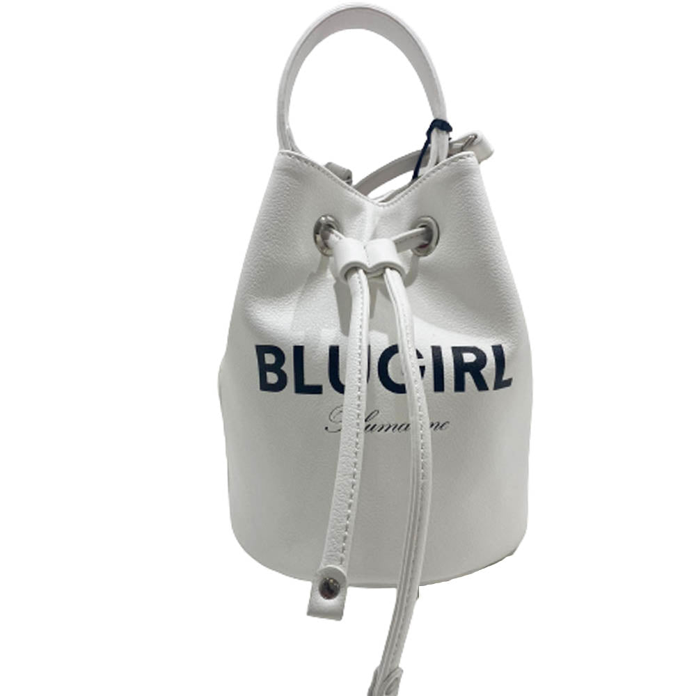 Borsa Blugirl Blumarine art PA2005 E0086 modello secchiello mini bianco