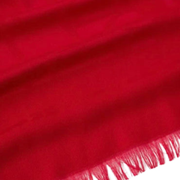 Kefiah Elisabetta Franchi art SC01F27E2 red velvet jaquard disegno lettering