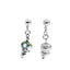 Orecchini Amo Capri 3510708 in metallo con campanella argento e campanella multicolore