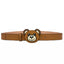 Cintura Moschino Couture art 8057 in vitello teddy bear caramello
