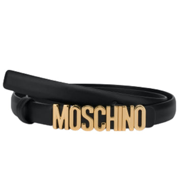 Cintura Moschino Couture small art 8008 opaca logo piccolo oro